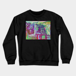 Fake News Medusa Street Art v2 Crewneck Sweatshirt